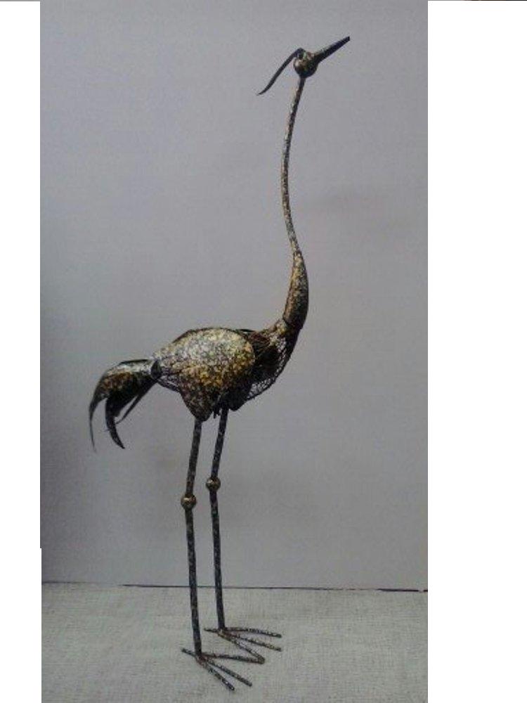 1644-719  Pájaro de latón acabado oro viejo