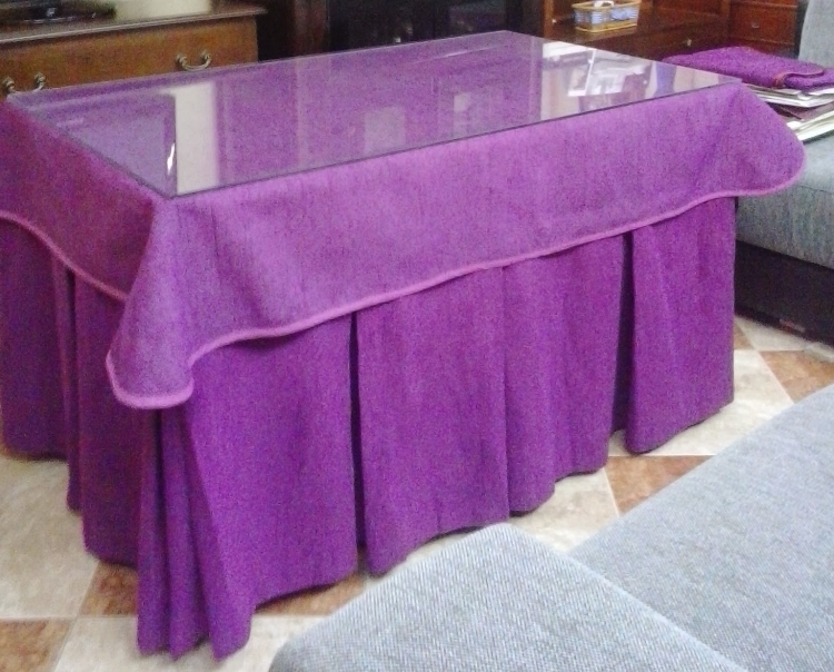 1002-325  Mesa camilla 120*70cms.