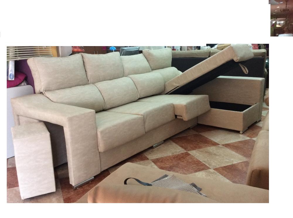 1519-CHENO  Sofa cheslong de 290cms.