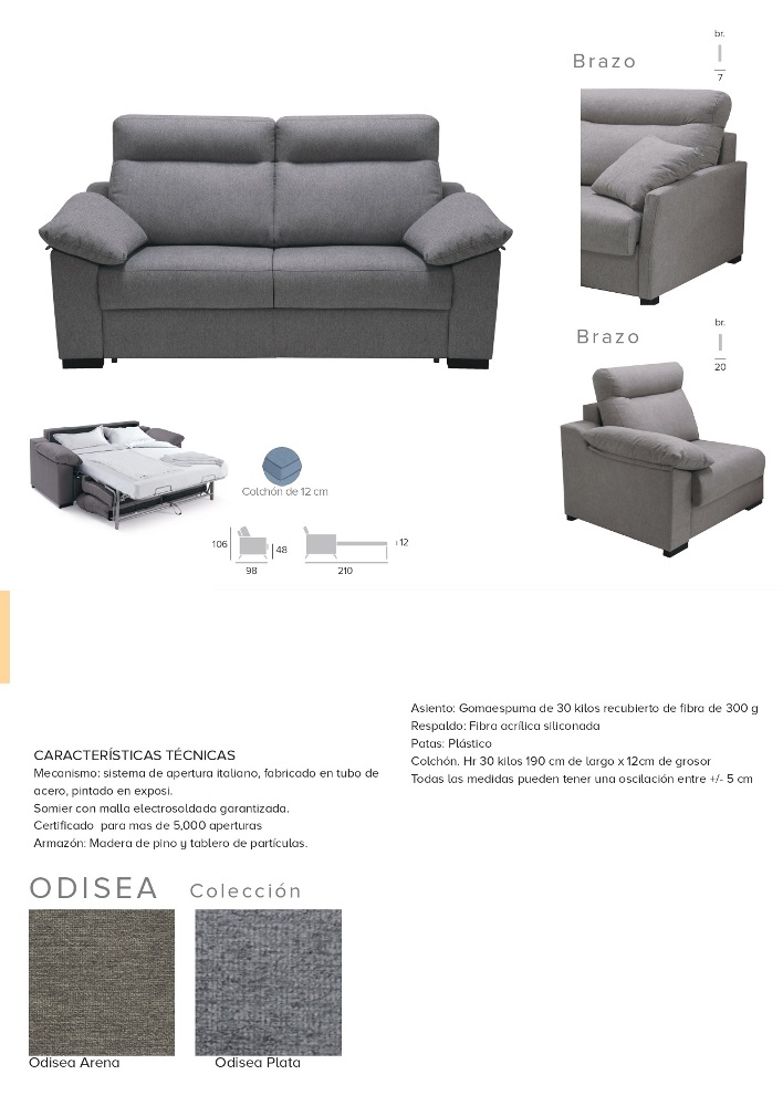 10008-CLE  Sof cama italiano